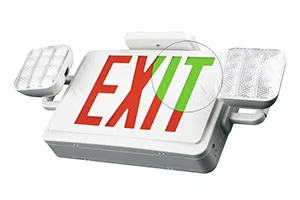 Emergency Exit Sign Combo