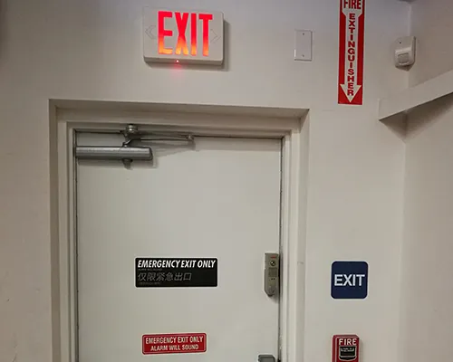JEE2RWE UL Approved Red LED Exit Sign