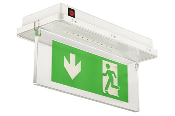 LE515-11 EXIT IP65 Waterproof LED Emergency Exit Sign (11 SMD3528 LEDs)