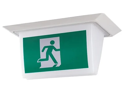 LE518 Waterproof LED Emergency Exit Sign Bulkhead (20 SMD2835 LEDs)